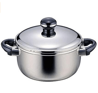 宮崎製作所 オブジェ 両手鍋 20cm ソースポット 日本製 5年保証 IH対応