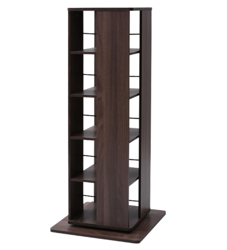 山善 本棚 回転コミックラック DSRR-5