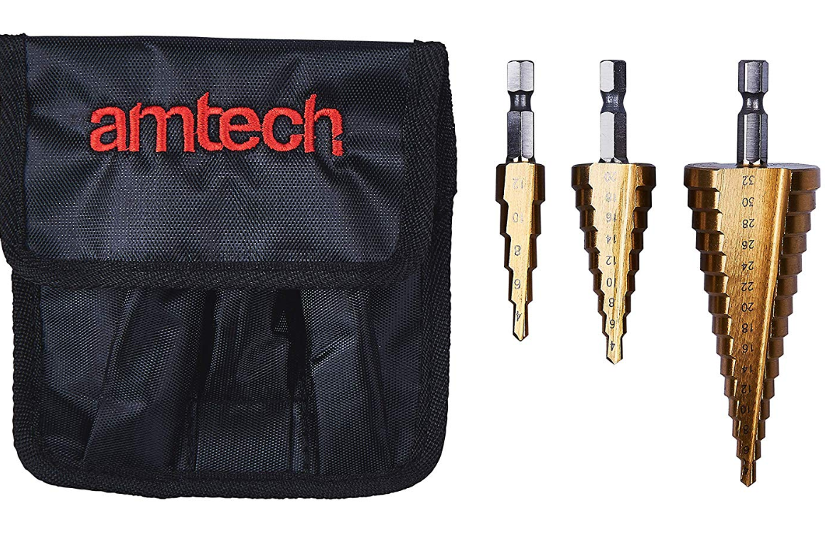 Am-Tech ステップドリル 3本セット