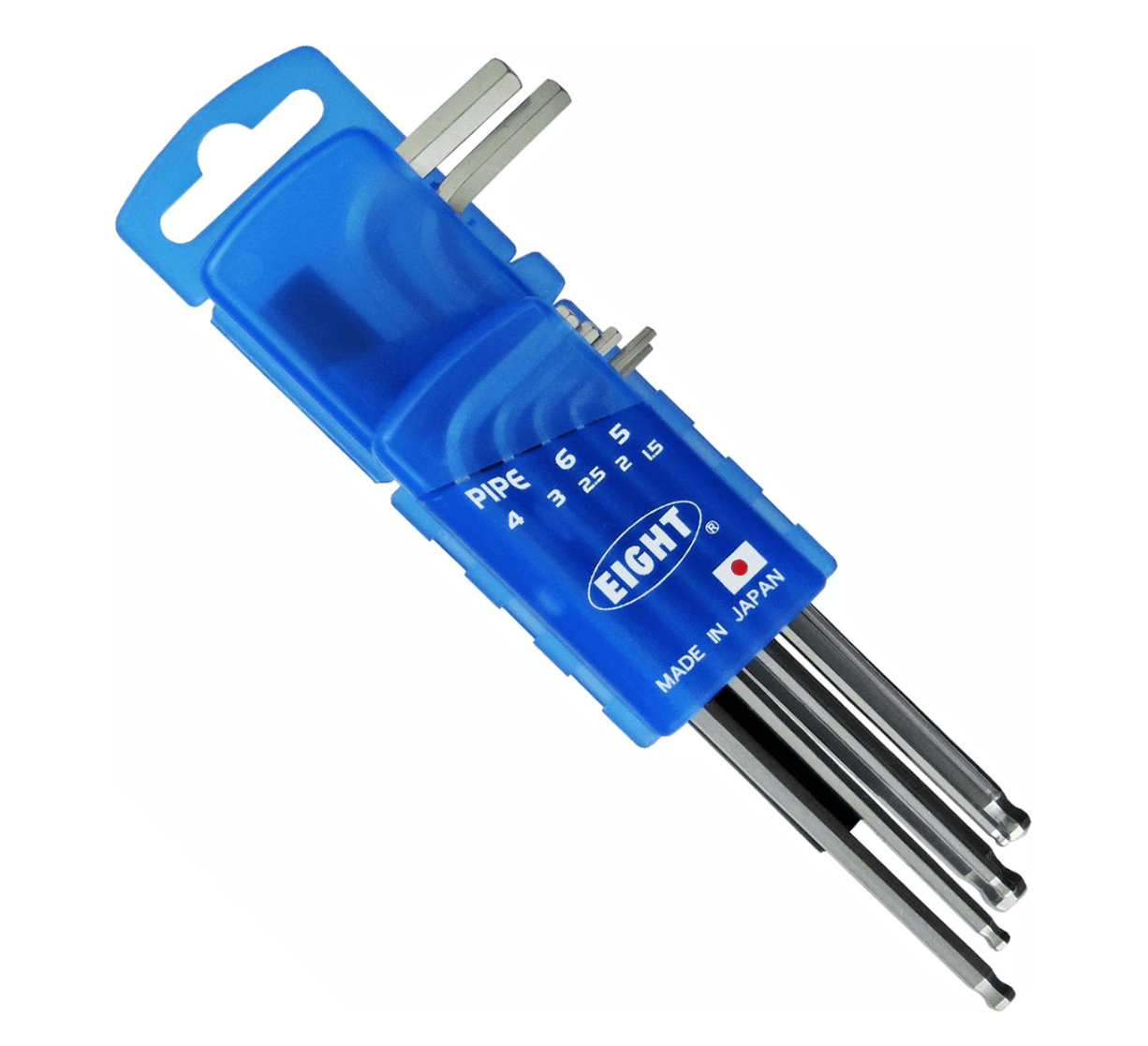 EIGHT スーパーボールポイント7本組 増し締め用パイプ付き セミロングタイプ TMS-7DP