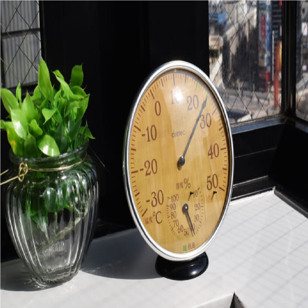 スワイライフ　アナログ 温湿度計