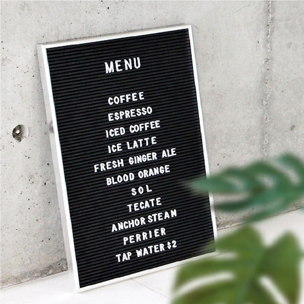 Detail  壁掛け 吊り下げ レターボード デスクネームプレート