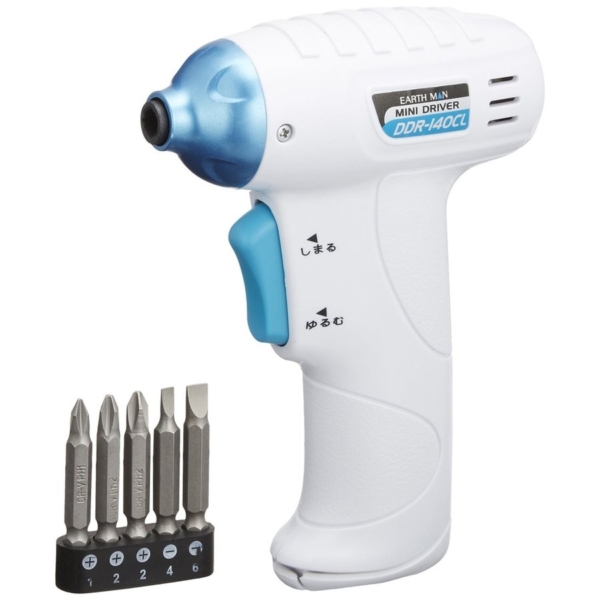 EARTH MAN 乾電池式ミニドライバー DDR-140CL