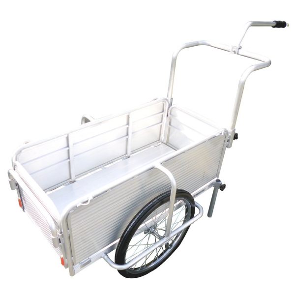 昭和ブリッジ 折りたたみ式リヤカー自転車接続金具付き