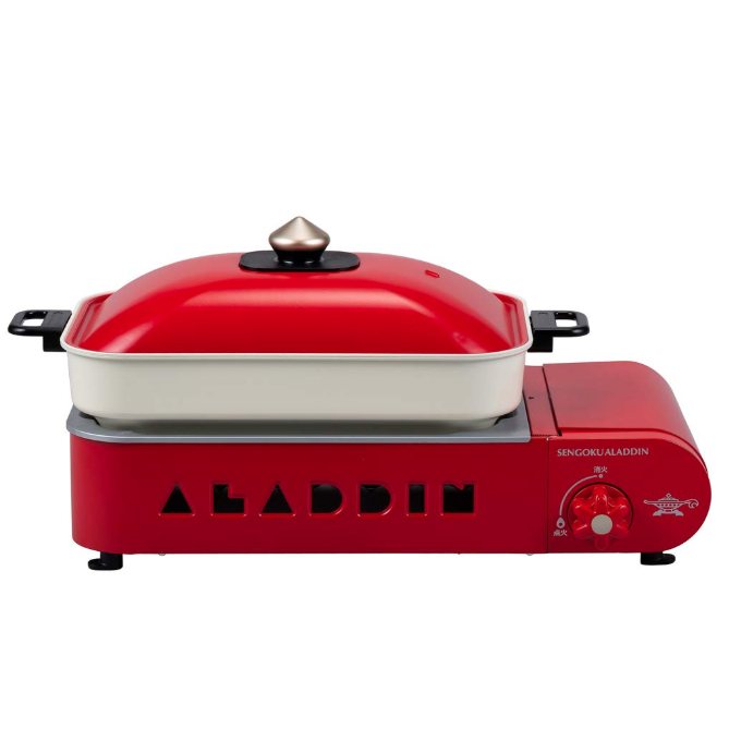 Aladdin ポータブル ガス グリル ホットプレート プチパン SAG-RS21