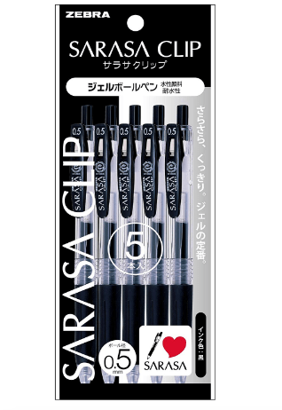 ゼブラ ジェルボールペン 0.5mm 本 P-JJ15-BK5