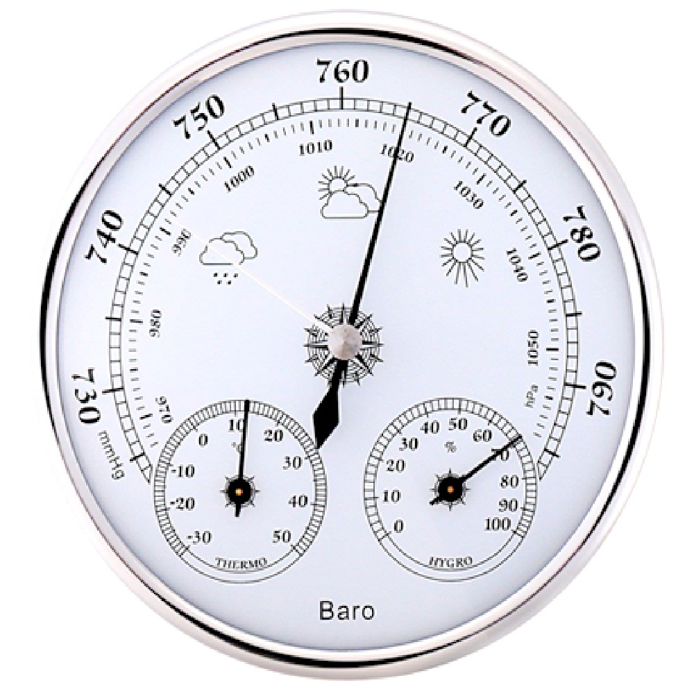 アナログ式 トリプルメーター 温湿気圧計 温湿度計 気圧計