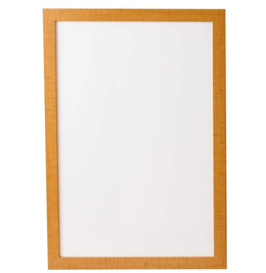 マグネットも使える 木枠付き 木製 ホワイトボード