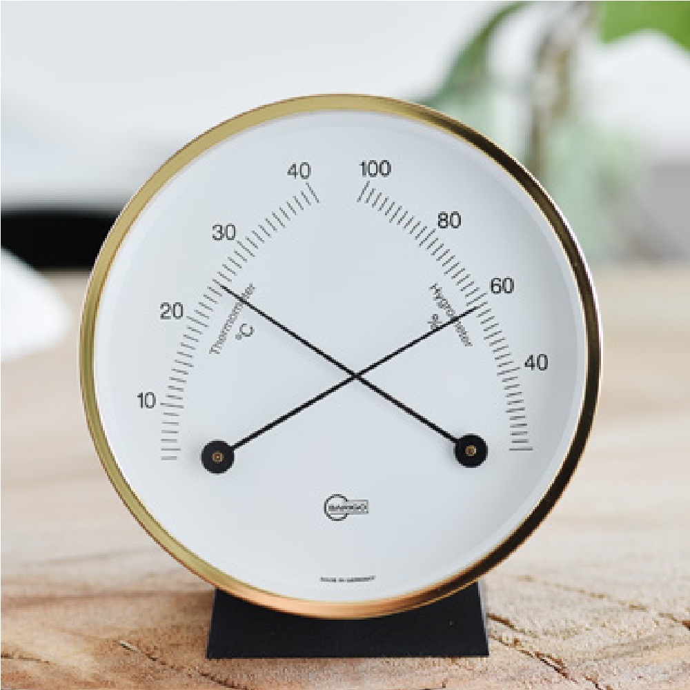 BARIGO バリゴ 温湿度計 ゴールド/BG0916