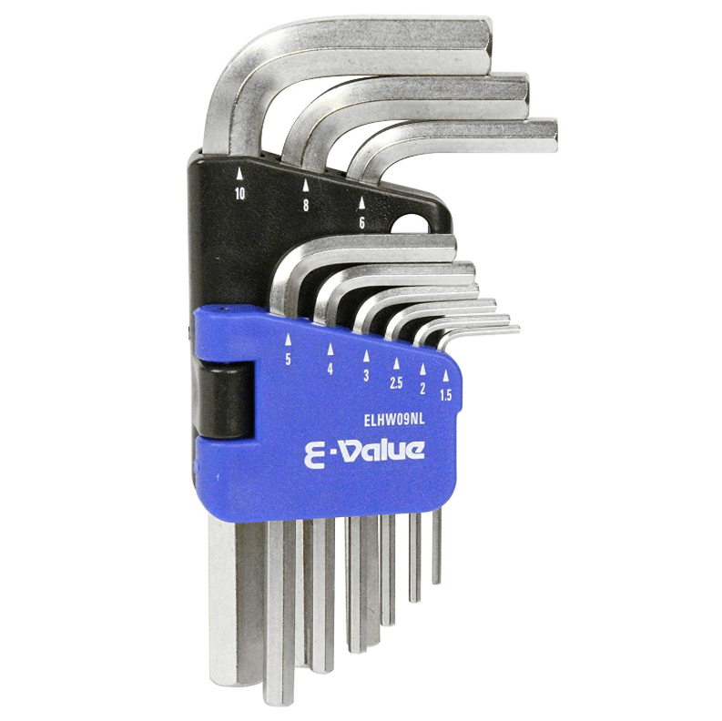 E-Value 六角棒レンチセット 9本組 ELHW09NL