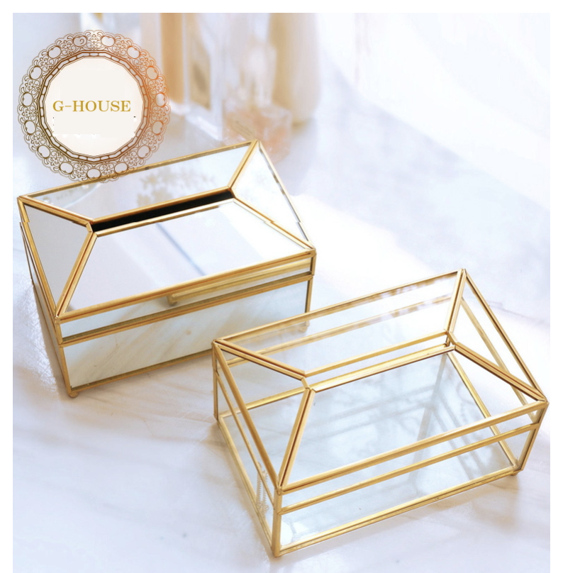 G-HOUSE アンティーク調 ティッシュケース