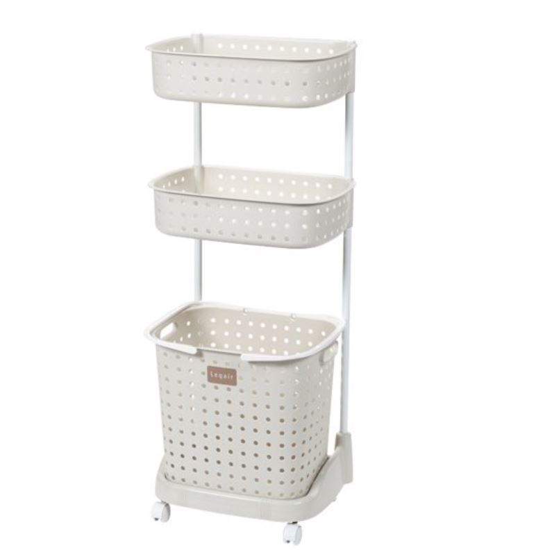 JEJ レクエア ランドリーバスケット3段 B001GTSAAQ