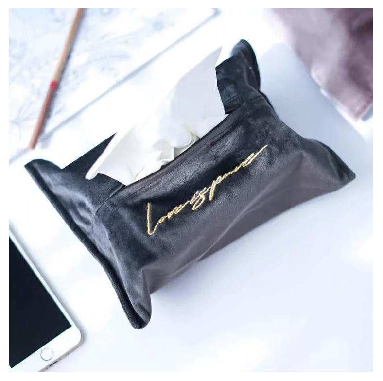 ベロア  ティッシュケース