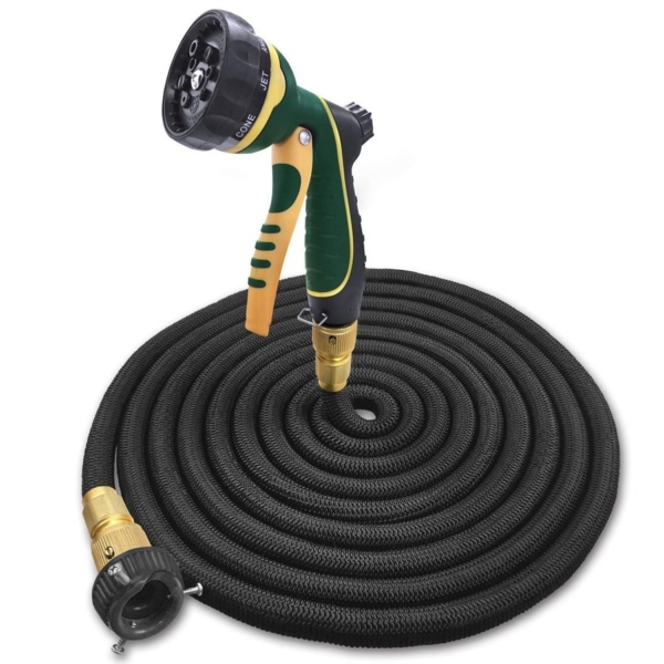 TheFitLife 伸縮ホース 散水ノズル付