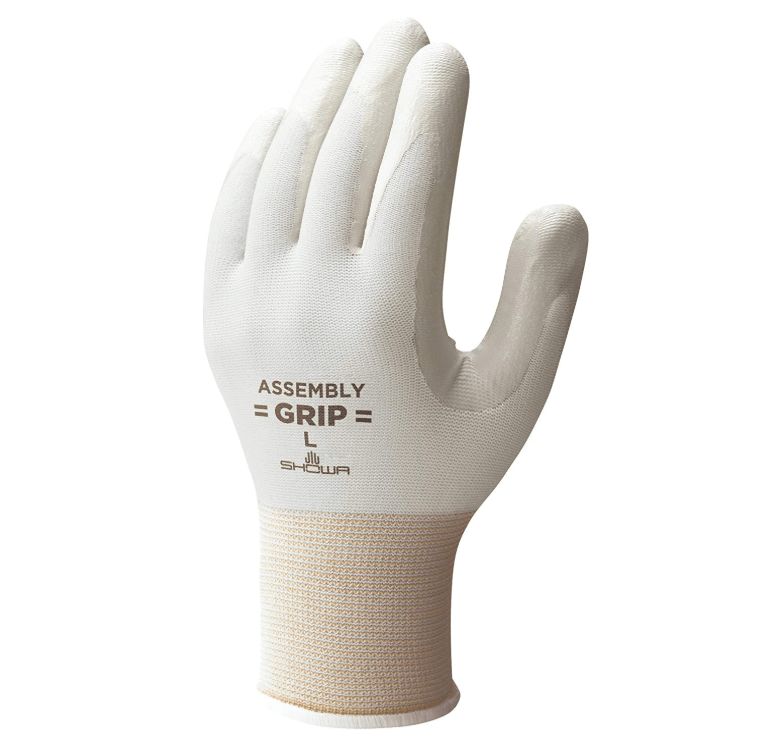 ショーワグローブ  3双パック No370組立グリップ グレー Mサイズ 3双パック