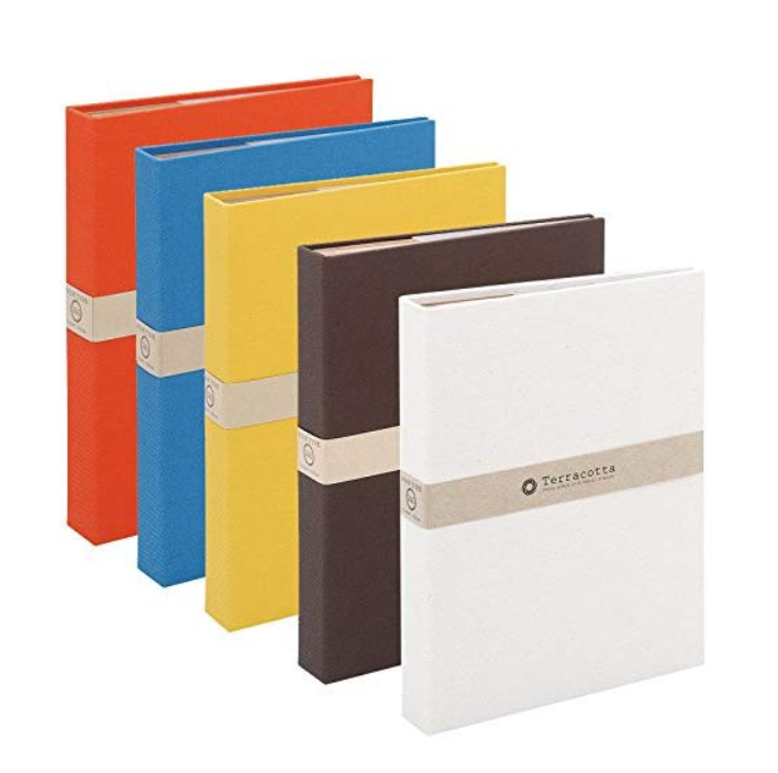 ナカバヤシ 布クロスアルバム テラコッタ  5色セット TER-L3P-140