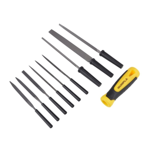 Gunpla 金工用ヤスリ 10点セット