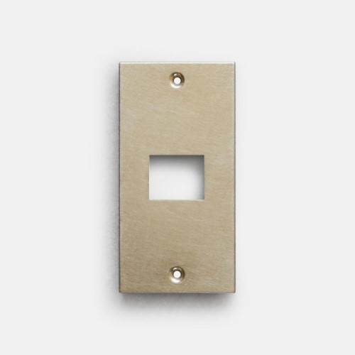 SML 真鍮製 スイッチプレート コンセントプレート 1口/2口/3口式