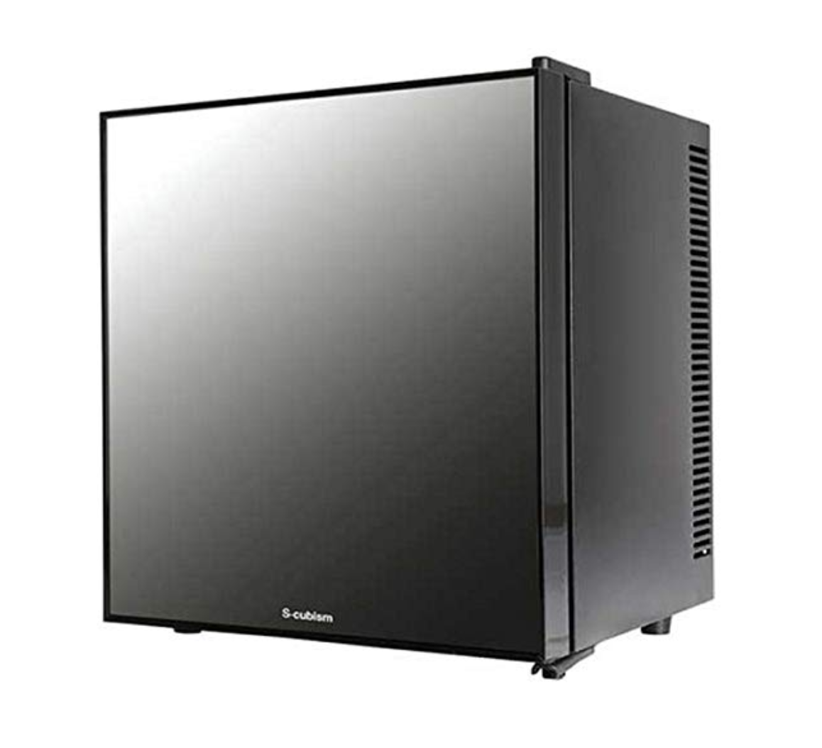 エスキュービズム A-Stage 1ドア 冷蔵庫 20L ミラーガラス ペルチェ式 WRH-M120