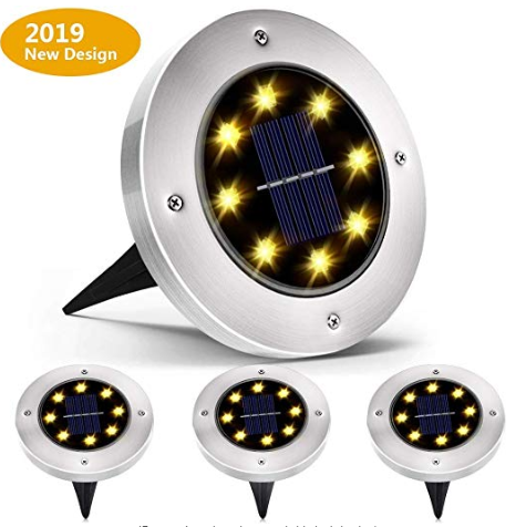 埋め込み式 ソーラーガーデンライト