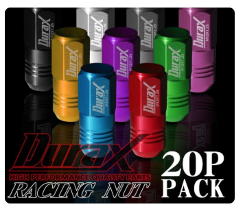鍛造アルミホイールナット P1.5 M12 ブルー 青 貫通 20個セット