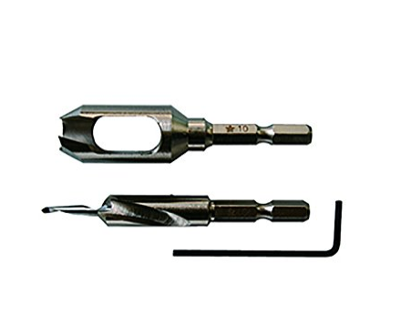 スターエム 普通鋼皿取錐&埋木錐セット 58S-S3080