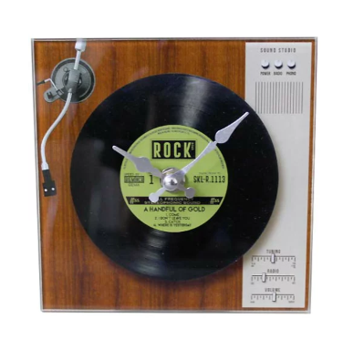 レコードクロック デスク 置き時計 RECLDERD