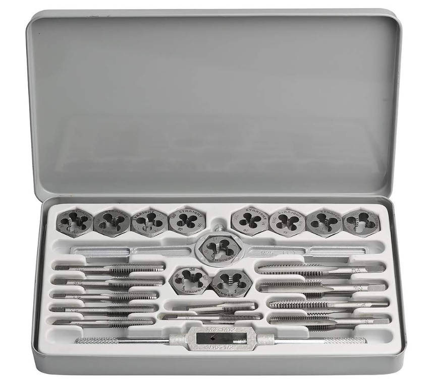 ストレート タップダイスセット 24ピース （インチ）