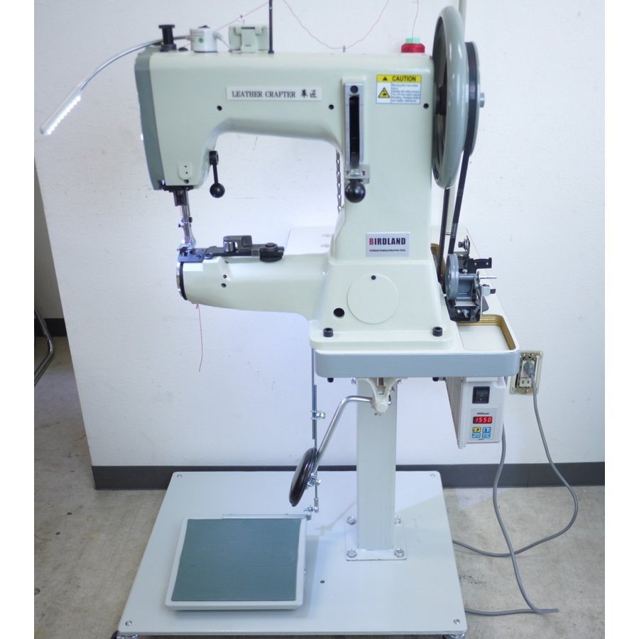 革/帆布、厚物縫い 総合送り工業用腕ミシン LC441S サーボモーター付