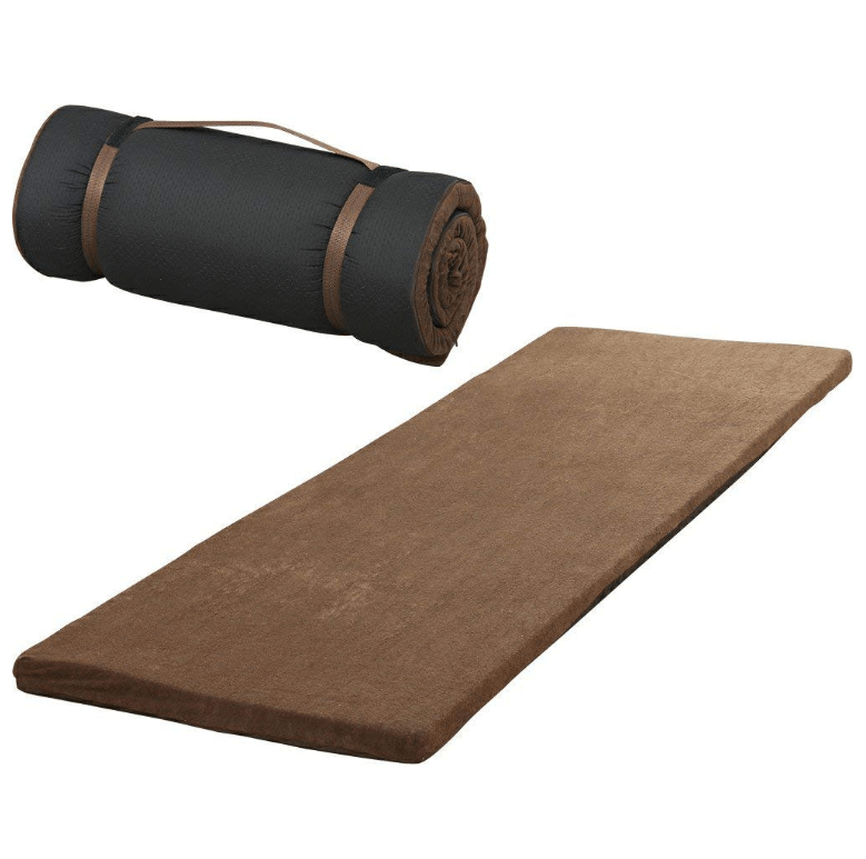 アイリスプラザ マットレス 高反発 低反発 2層 マルチマットレス ブラウン 厚さ4