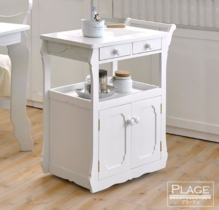 PLAGE キッチンワゴン キャスター付き