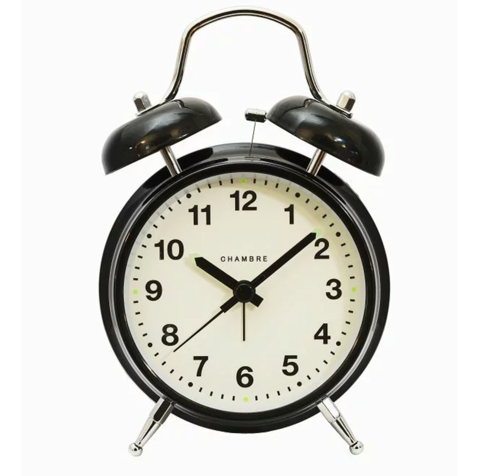 アラームクロック ダブルベル CHAMBRE　CH031BK