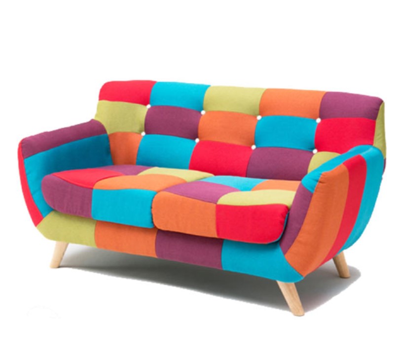 モダンインテリア Rick ソファー 2人掛け ファブリック