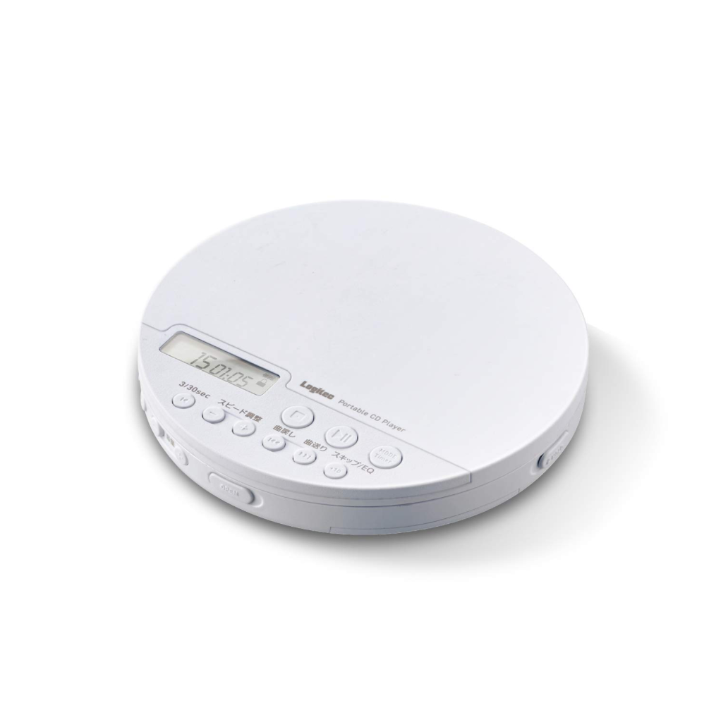 Logitec ポータブルCDプレーヤー LCP-PAP02BWH