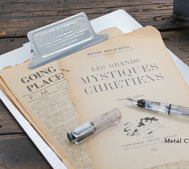 Junk&Rustic Colors メタル クリップボード A4