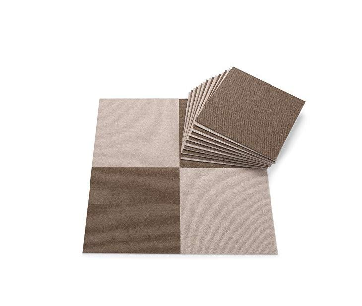 サンコー ズレない タイル カーペット　25×25cm 　20枚組