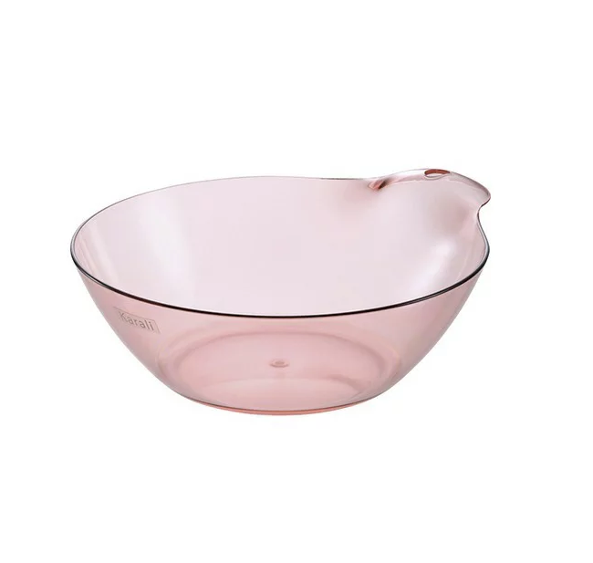 リッチェル 湯おけHG 「カラリ」 クリアピンク 32964