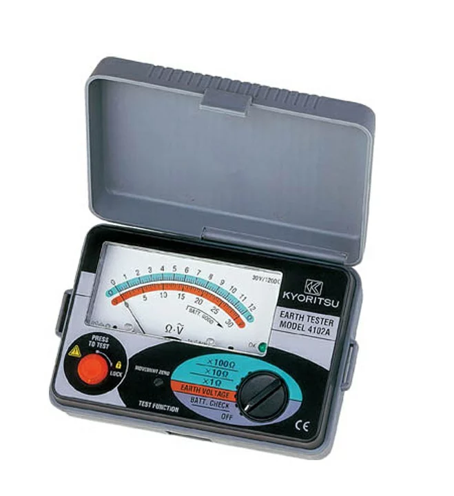 共立電気計器 アナログ接地抵抗計(ソフトケース) MODEL4102A