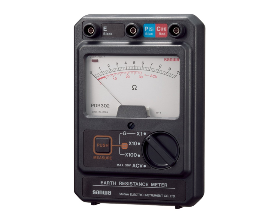 三和電気計器 接地抵抗計 アナログ式 PDR-302