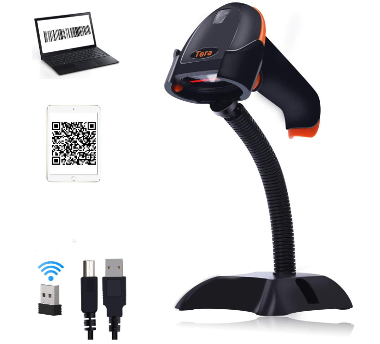 Tera ワイヤレスバーコードリーダー 1次元・2次元対応