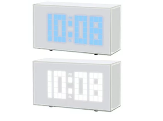 ブロックボックス型目覚まし時計　デスククロック