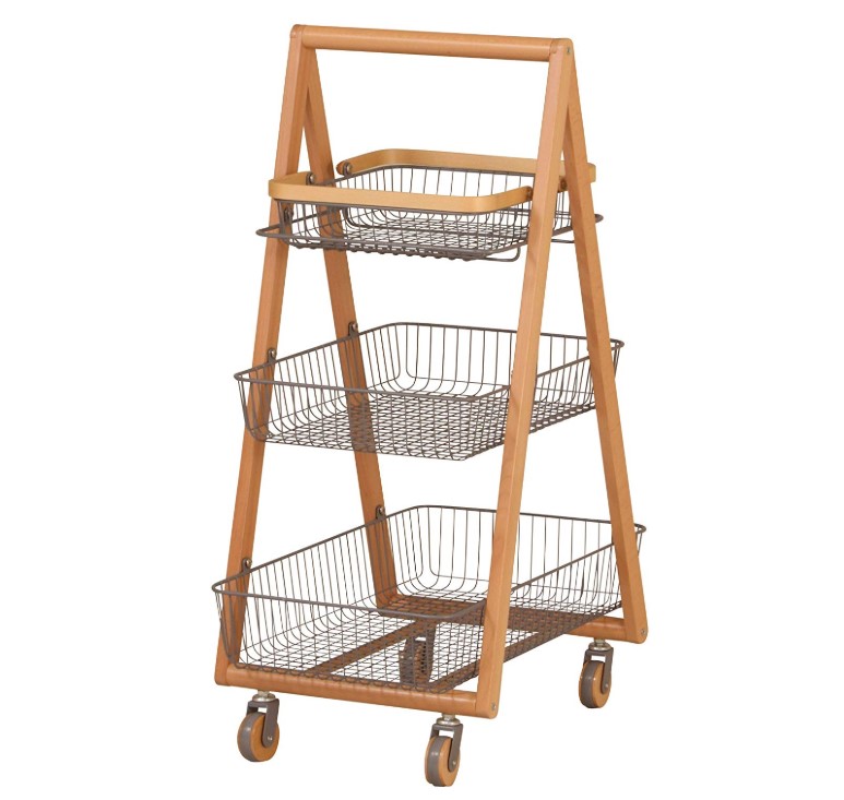 Mash キャリーバスケットワゴン LIV-CM3