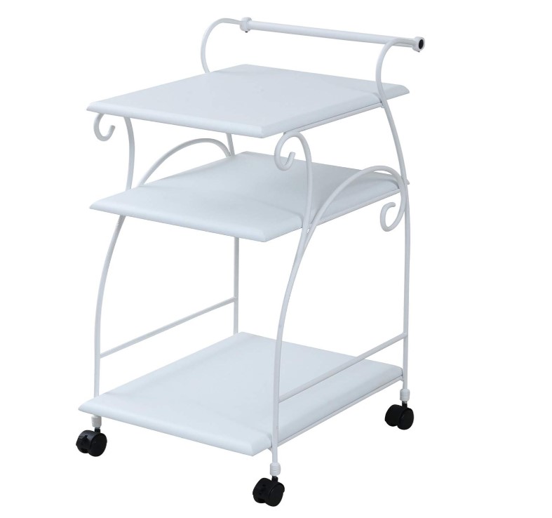 ロートアイアンシリーズ キッチンワゴン IRI-0054-WH