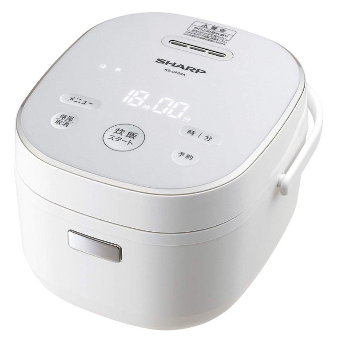 シャープ パン調理機能付 ジャー炊飯器 KS-CF05A-W