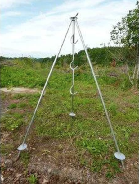 はせ掛け 三脚支柱 2ｍ×3段