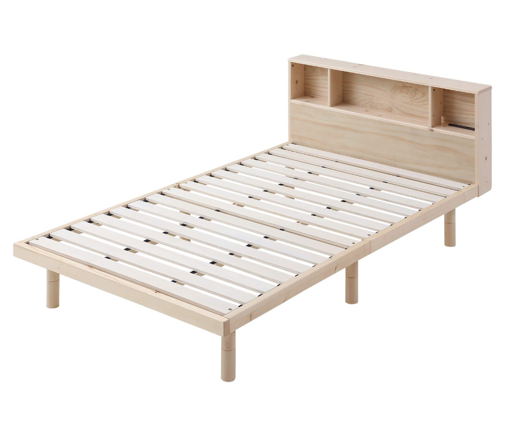 モダンデコすのこベッド