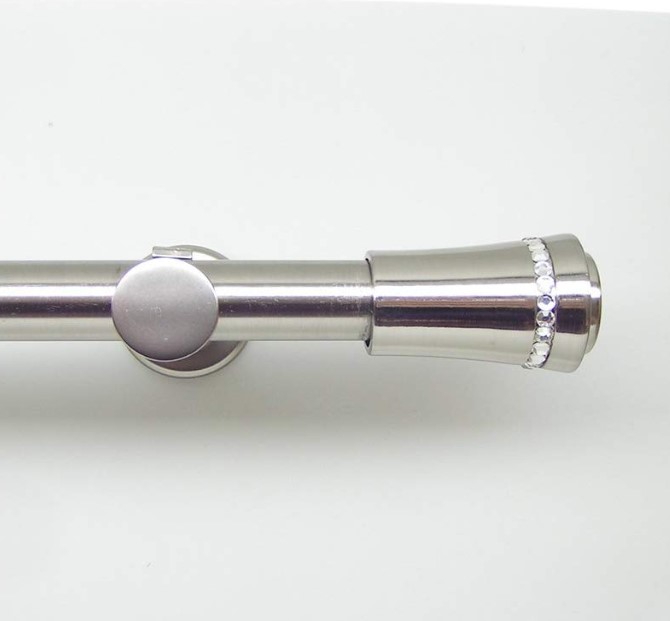 アイアンレール シルバー×クリア ラインストーンシリーズ