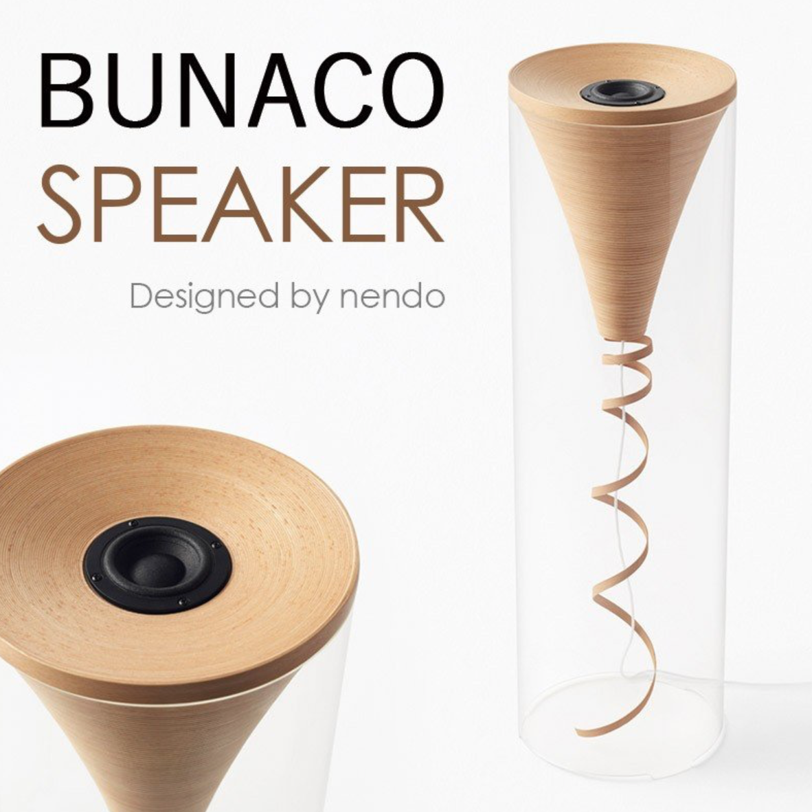 BUNACO SPEAKER designed by nendo