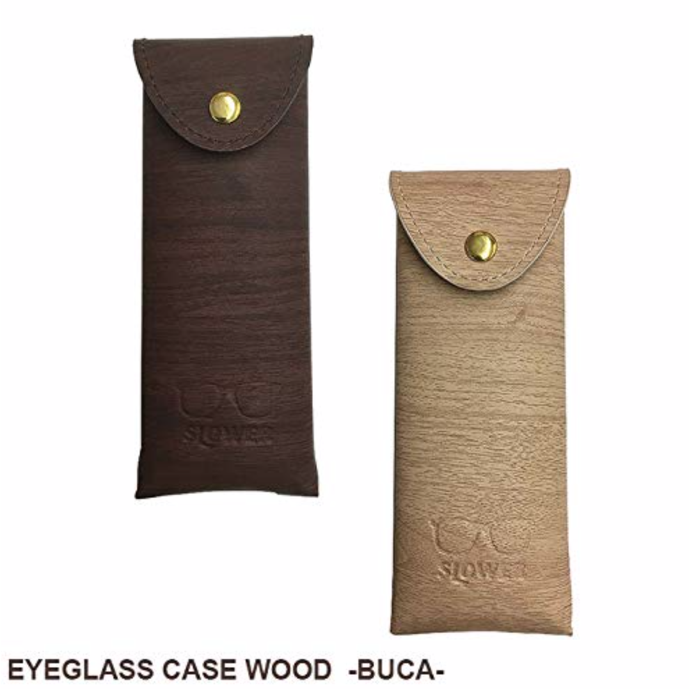 スロワー  めがねケース  木目 BUCA