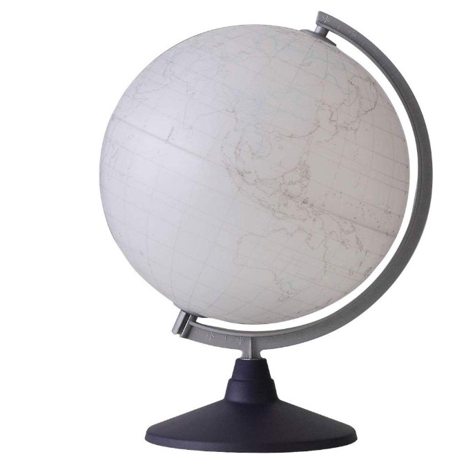 Orbys 地球儀 白地図30